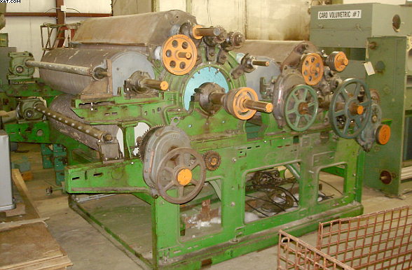 HUNTER Model 35A Garnett, 20/30 double doffer,